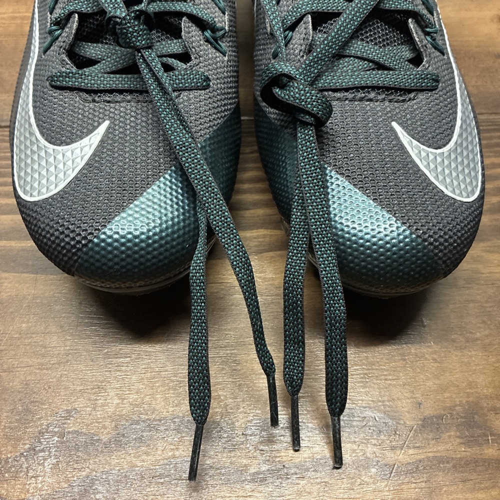 Mens Nike Alpha Pro 2 Mid Football Cleats Green Black Shoes Sz 15 729444-024 - Picture 15 of 16